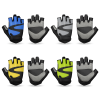 OZERO Men's Cycling Biker Gloves Fingerless Gym gloves Breathable MTB Accesories Motorcycle Sports Gloves Cycling Equipment - Pink - L