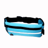 Unisex Portable Waist Bag; Canvas Outdoor Phone Holder; Waterproof Belt Bag; Fitness Sport Accessories For Running And Jogging - Black