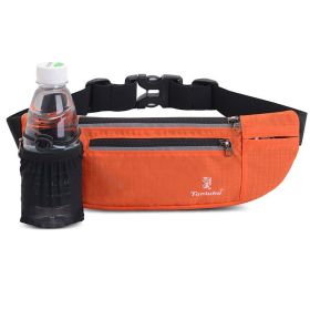 1pc Unisex Water Bottle Waist Bag; Multifunctional Elastic Phone Belt Bag; Fitness Training Equipment For Outdoor Sports Running - Orange