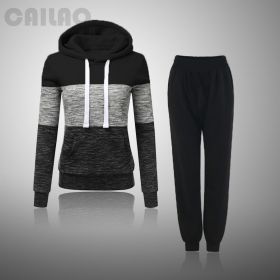 Spring and autumn 2022 thin loose size casual fashion suit for male and female couples - Black - L