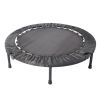 40-Inch Foldable Mini Exercise Trampoline for Adults & Kids – Adjustable Handle, 330 lb Capacity, Heavy-Duty Steel Frame