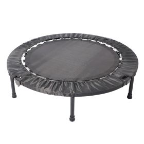40-Inch Foldable Mini Exercise Trampoline for Adults & Kids – Adjustable Handle, 330 lb Capacity, Heavy-Duty Steel Frame