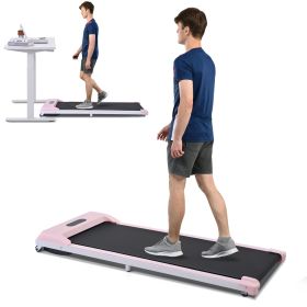 2 in 1 Under Desk Treadmill 2.5HP with Remote & Display – Home Office Use