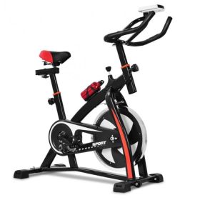 Indoor Cycling Bike – Adjustable Professional Exercise Bike with LED Display & Quiet Belt Drive