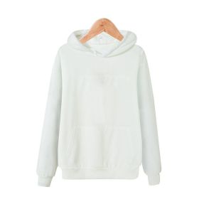 oversize hooded fleece hoodies for men and women in spring and autumn 2022 - White - 3XL