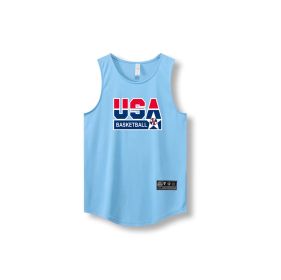 Loose Men Running Vest 2022 Outdoor street basketball Gym Sleeveless Letter Print Shirt Quick Dry Fitness Bodybuilding Tank Tops - XXXL - 870 vest4