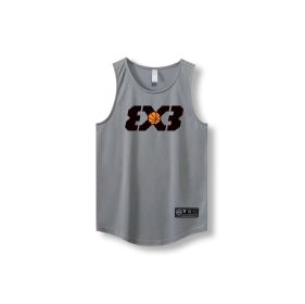 Loose Men Running Vest 2022 Outdoor street basketball Gym Sleeveless Letter Print Shirt Quick Dry Fitness Bodybuilding Tank Tops - 870 vest19 - 5XL