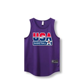 Loose Men Running Vest 2022 Outdoor street basketball Gym Sleeveless Letter Print Shirt Quick Dry Fitness Bodybuilding Tank Tops - XXXL - 870 vest1