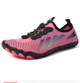 New men's and women's fitness sneakers couples outdoor beach swimming shoes - Red - 42