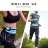 Unisex Portable Waist Bag; Canvas Outdoor Phone Holder; Waterproof Belt Bag; Fitness Sport Accessories For Running And Jogging - Green