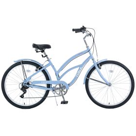 7 Speed Bicycles, Multiple Colors 26"Inch Beach Cruiser Bike - as Pic