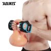 Aolikes 1pair Unisex Fitness Workout Gloves For Weightlifting Cycling Exercise Training Pull Ups Fitness Climbing And Rowing - Black - L
