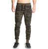 Men Fitted Jogger Pants Gym Workout Running Sweatpants With Zipper Bottom - 1 - M