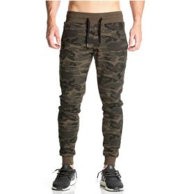 Men Fitted Jogger Pants Gym Workout Running Sweatpants With Zipper Bottom - 1 - M