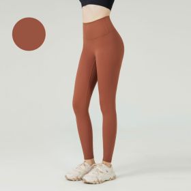 High Waist Naked feeling Leggings Push Up Sport Women Fitness Running Yoga Pants Energy Seamless Leggings Gym Girl leggings - S - Style13Bronze