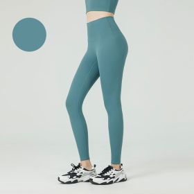 High Waist Naked feeling Leggings Push Up Sport Women Fitness Running Yoga Pants Energy Seamless Leggings Gym Girl leggings - M - Style7Green