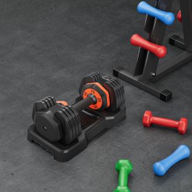 55LB 5-in-1 Adjustable Dumbbell – Quick Weight Adjust, Anti-Slip Handle, Full-Body Workout
