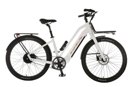STEP-THRU Electric Bike – 500W Motor, 20MPH Speed, 40-Mile Range, Removable Battery