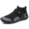 New middle help fitness sneakers outdoor beach swimming shoes couple leisure cycling shoes - Black - 36