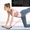 2-Section Pilates Bar with Latex Resistance Bands – Portable Full Body Strength Training Equipment for Home, Travel, Yoga & Squats – Pink