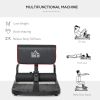 Soozier 3-in-1 Padded Push Up Sit Up Deep Sissy Squat Machine Home Gym Fitness Equipment, Black - as Pic