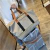 Foldable Waterproof Gym Bag Carry Duffel Bag for Sports and Travel - blue