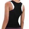 Womens Sauna Sweat Suit Weight Loss Waist Trainer Shirt - silver - XL