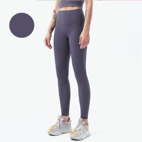 High Waist Naked feeling Leggings Push Up Sport Women Fitness Running Yoga Pants Energy Seamless Leggings Gym Girl leggings - XL - Style4Grey Purple