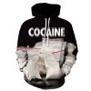 Fashion Men Women Plus Size 3D Print Food Loose Couples Hoodies Casual Hip Hop Unisex Hooded Sweatshirt - QYDM254 - XXL/XXXL