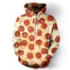 Fashion Men Women Plus Size 3D Print Food Loose Couples Hoodies Casual Hip Hop Unisex Hooded Sweatshirt - QYDM254 - S/M