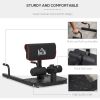 Soozier 3-in-1 Padded Push Up Sit Up Deep Sissy Squat Machine Home Gym Fitness Equipment, Black - as Pic