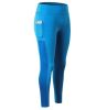 High Waist Out Pocket Yoga Pants Workout Running 4 Way Stretch Yoga Leggings Black - 1 - XS