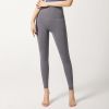 Brand Yoga Pants Hidden Pockets At Waist Fitness Sports Leggings Women Sportswear Stretchy Pants Gym Push Up Workout Clothing - Grey - L