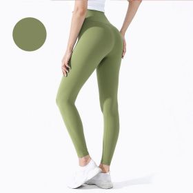 High Waist Naked feeling Leggings Push Up Sport Women Fitness Running Yoga Pants Energy Seamless Leggings Gym Girl leggings - S - Style8Avocado Green