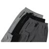 Mens 3 Pack Fleece Active Athletic Workout Jogger Sweatpants - 3pcs black gray green - S