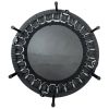 40-Inch Foldable Mini Exercise Trampoline for Adults & Kids – Adjustable Handle, 330 lb Capacity, Heavy-Duty Steel Frame