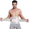Waist Trimmers for Men Low Belly Stomach Wraps for Weight Loss - Black - L