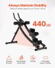 AB Workout Machine Equipment Home Gym Core Abdominal Trainers Dual-track - Default