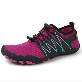 New couple fitness sneakers outdoor beach swimming shoes men's and women's outdoor fitness shoes - Purple - 36