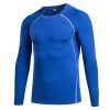 Men's Athletic Long Sleeve Compression Shirts Cool Dry Sport Workout Underwear Shirt,Athletic Base Layer Top - M - Black