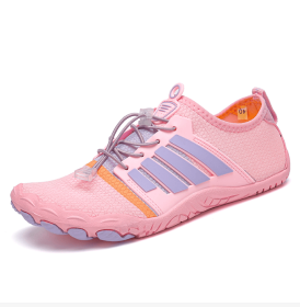New couple fitness sneakers beach swimming shoes multifunctional outdoor shoes - Pink - 35