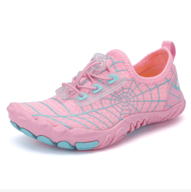 New children's fitness sports shoes outdoor beach swimming shoes upstream stream shoes - Pink - 34
