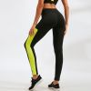 High Waist Yoga Pants with Pockets, Tummy Control Workout Running Yoga Leggings for Women - M - Green
