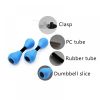 1pair Aquatic Aerobic Exercise Foam Dumbbell; EVA Water Resistance Fitness Equipment For Pool Women Men Weight Loss - Blue