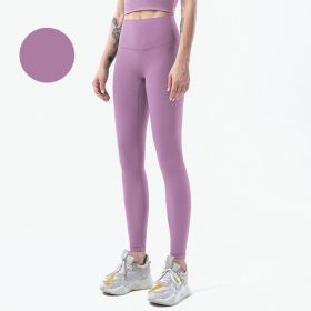 High Waist Naked feeling Leggings Push Up Sport Women Fitness Running Yoga Pants Energy Seamless Leggings Gym Girl leggings - S - Style19Pink Purple