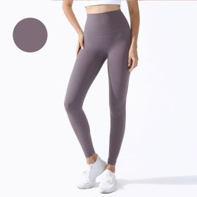 High Waist Naked feeling Leggings Push Up Sport Women Fitness Running Yoga Pants Energy Seamless Leggings Gym Girl leggings - S - Style11Pink Purple