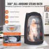 VEVOR 1200W Personal Steam Sauna Tent Loss Weight Detox Therapy Spa Compact - Compact Type - 1000 W