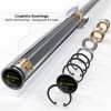 Barbell Bar for 2" Olympic Plates, Home Gym Weightlifting Bar 4Ft Solid Chrome Weight Bar 5Ft Fitness Training Curl Barbell 7.2Ft - as Pic