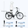 26-Inch Women's Bike – 7-Speed Cruiser Bicycle with Steel Frame & Comfortable Seat