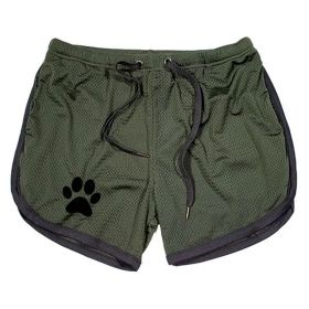 Men Gym Fitness Shorts Bodybuilding sports Jogging shorts Male 2022 Summer Cool Breathable Mesh casual men Shorts Sweatpants - XXL - Army green black